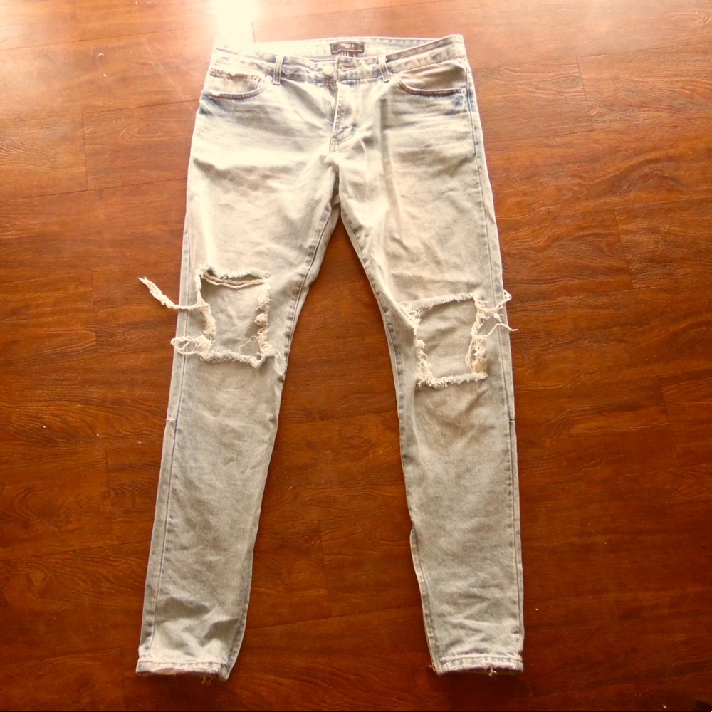 Forever 21 ripped jeans